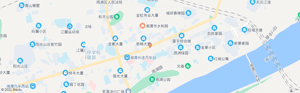 湘潭基建营东_公交站地图_湘潭公交_妙搜公交查询2024