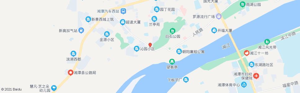 湘潭白石古莲城(十万垄)_公交站地图_湘潭公交_妙搜公交查询2024