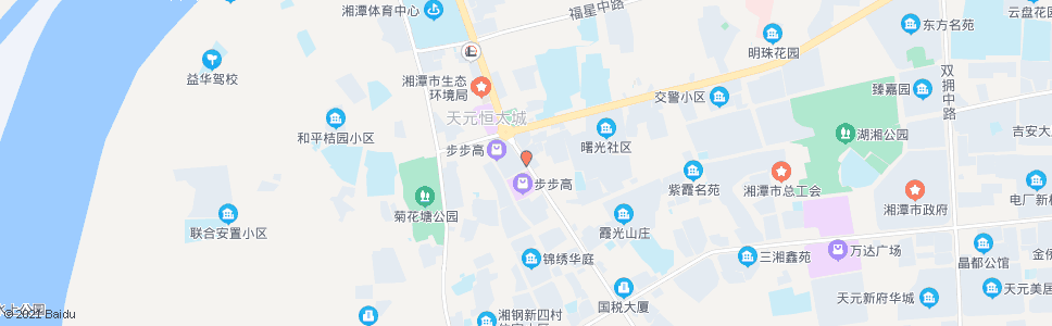 湘潭河东大道路口(建设路口东)_公交站地图_湘潭公交_妙搜公交查询2024