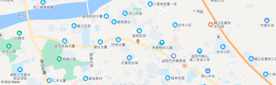 益阳大海塘_公交站地图_益阳公交_妙搜公交查询2025