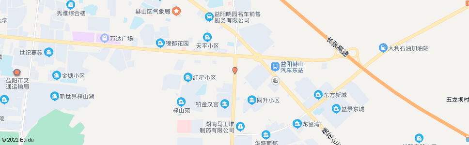 益阳银朝路口_公交站地图_益阳公交_妙搜公交查询2024