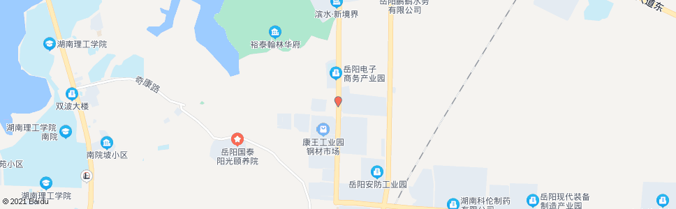 岳阳奇康路口_公交站地图_岳阳公交_妙搜公交查询2025