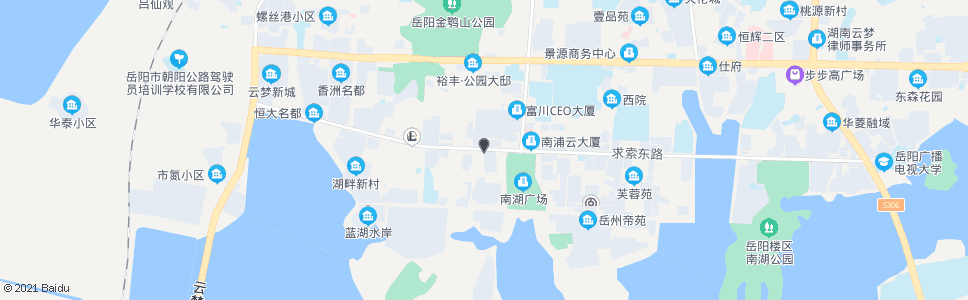 岳阳南湖广场(金凤凰艺校)_公交站地图_岳阳公交_妙搜公交查询2025