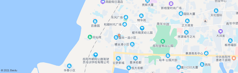 岳阳第六中学_公交站地图_岳阳公交_妙搜公交查询2025