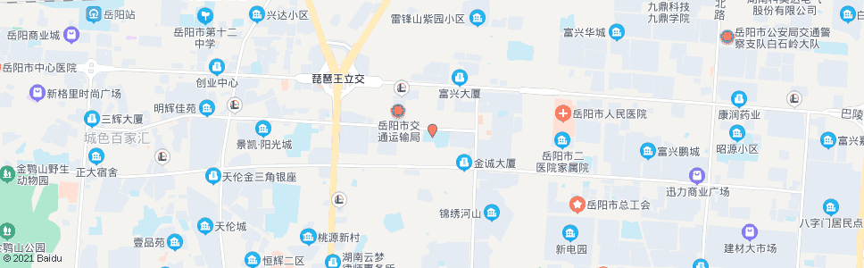 岳阳东升小学_公交站地图_岳阳公交_妙搜公交查询2025