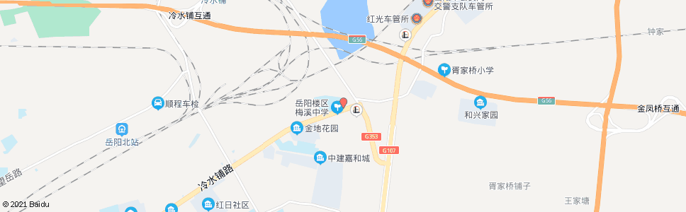 岳阳红光村路口_公交站地图_岳阳公交_妙搜公交查询2025