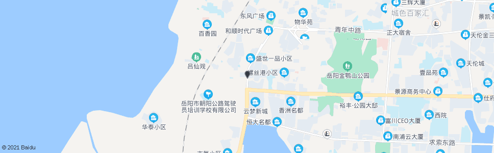 岳阳湖景花园西_公交站地图_岳阳公交_妙搜公交查询2025