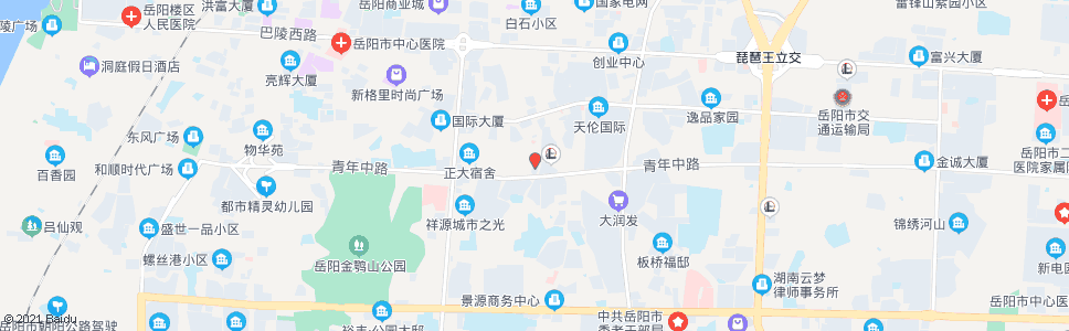 岳阳爱尔眼科医院_公交站地图_岳阳公交_妙搜公交查询2025