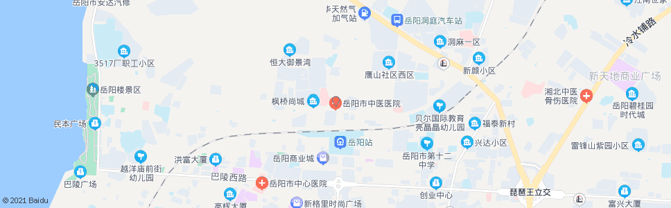 岳阳市中医院_公交站地图_岳阳公交_妙搜公交查询2025