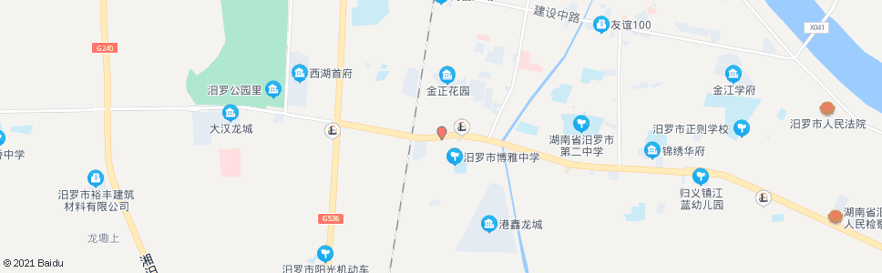 岳阳城西路口_公交站地图_岳阳公交_妙搜公交查询2025