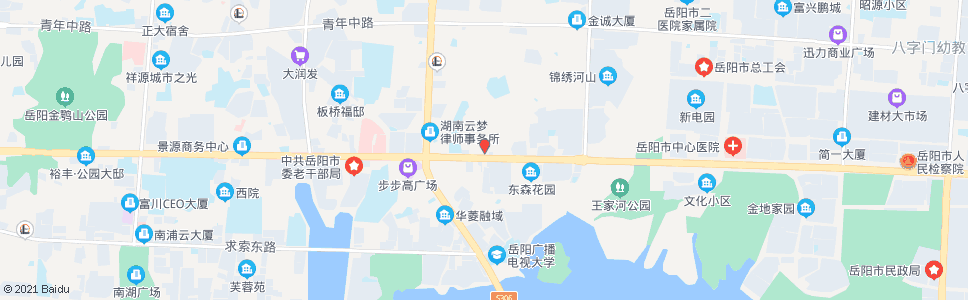 岳阳农业发展银行_公交站地图_岳阳公交_妙搜公交查询2025