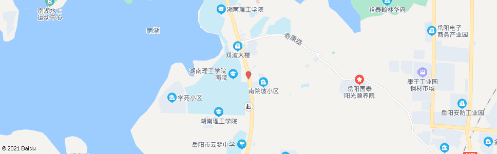 岳阳湖南理工学院南院_公交站地图_岳阳公交_妙搜公交查询2025