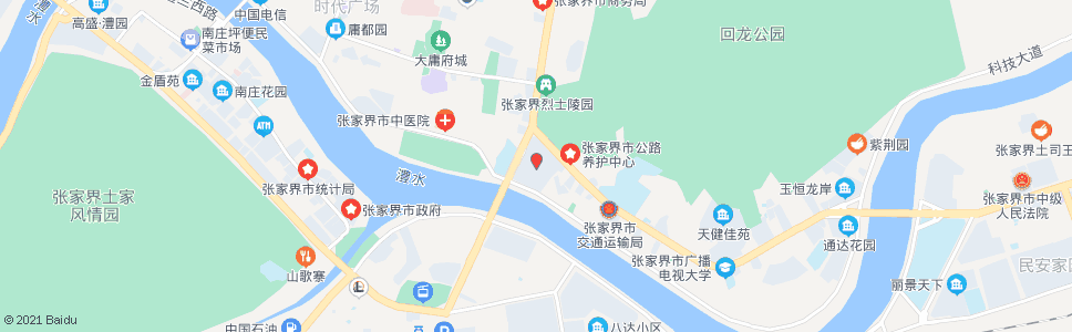 张家界建材大市场_公交站地图_张家界公交_妙搜公交查询2024