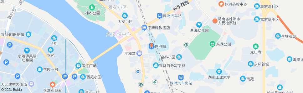 株洲杨家坝_公交站地图_株洲公交_妙搜公交查询2024