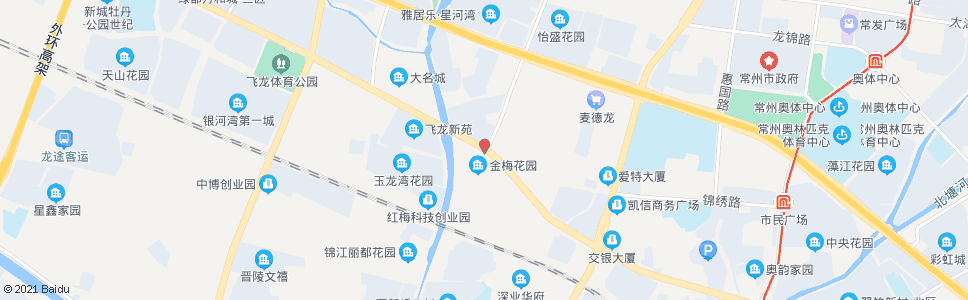 常州飞龙路泰山路_公交站地图_常州公交_妙搜公交查询2025