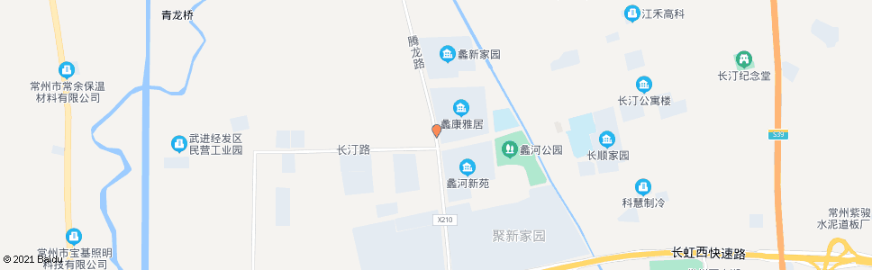 常州腾龙路长汀路_公交站地图_常州公交_妙搜公交查询2025