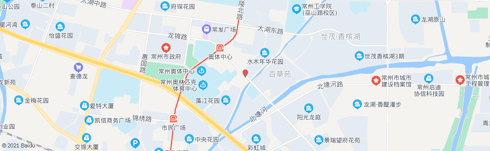 常州龙锦路天目山路_公交站地图_常州公交_妙搜公交查询2025