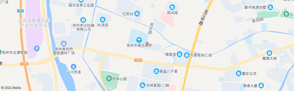 常州茶花路松涛路_公交站地图_常州公交_妙搜公交查询2025