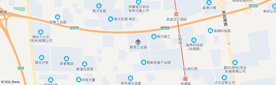 常州兰陵路龙门路(智思工业园)_公交站地图_常州公交_妙搜公交查询2025