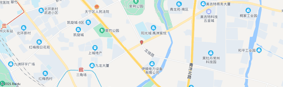 常州龙锦路青龙路_公交站地图_常州公交_妙搜公交查询2025