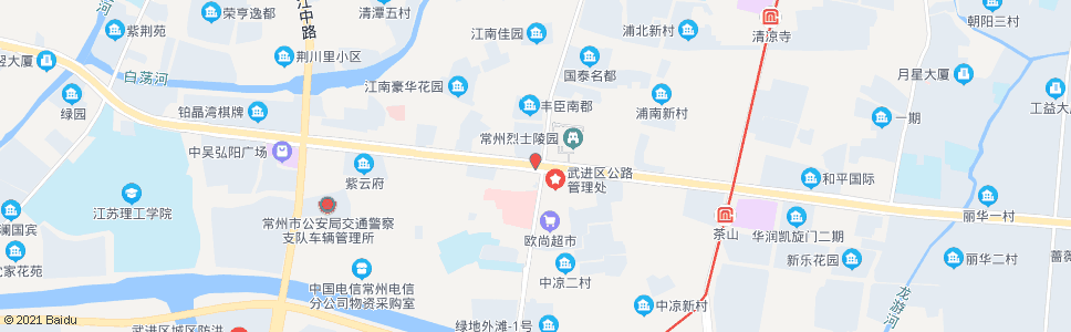 常州兰陵路中吴大道_公交站地图_常州公交_妙搜公交查询2025