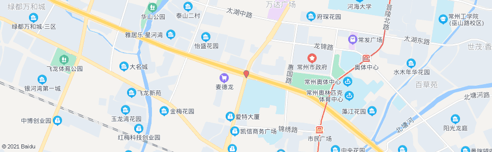 常州通江路龙城大道_公交站地图_常州公交_妙搜公交查询2025