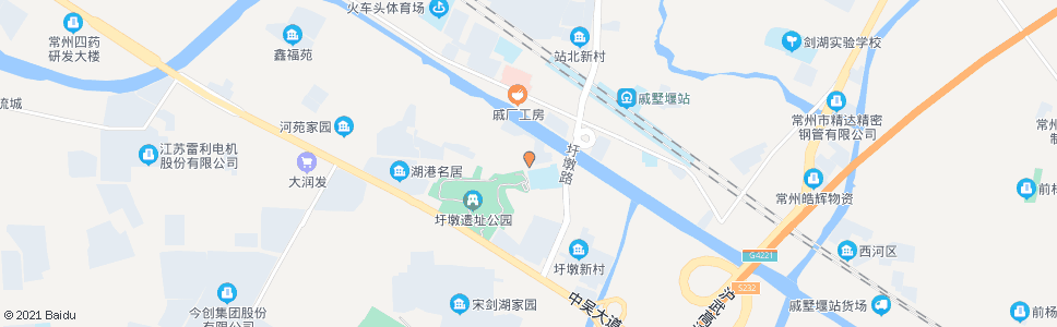 常州戚墅堰街道(办)_公交站地图_常州公交_妙搜公交查询2025