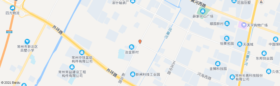 常州新冶路河海路_公交站地图_常州公交_妙搜公交查询2025