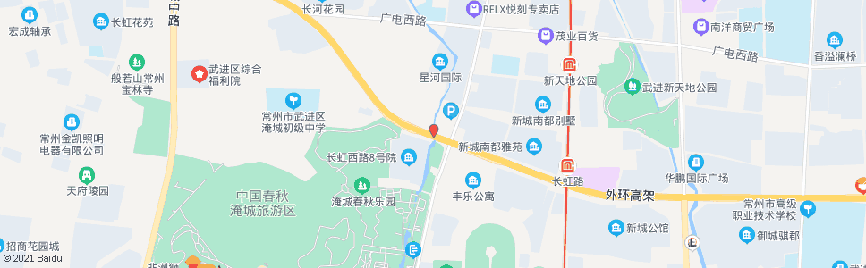 常州长虹路兰陵路_公交站地图_常州公交_妙搜公交查询2025