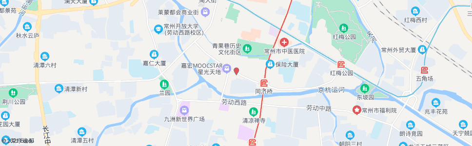 常州吊桥路晋陵中路_公交站地图_常州公交_妙搜公交查询2025