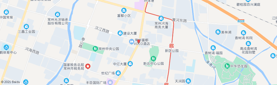 常州凤凰大酒店_公交站地图_常州公交_妙搜公交查询2025