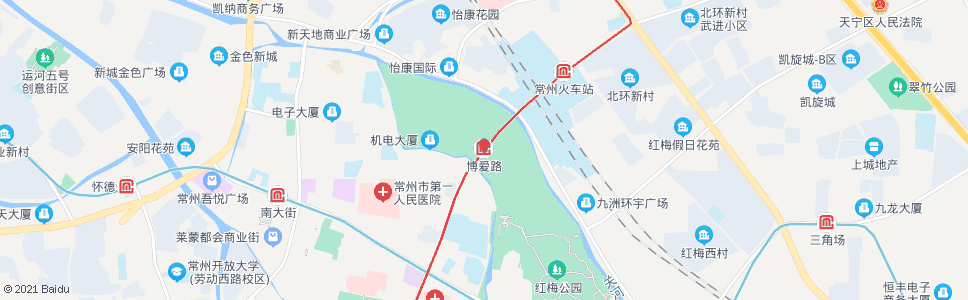 常州鹤园路博爱路_公交站地图_常州公交_妙搜公交查询2025