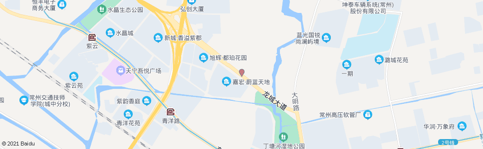 常州潞横路龙城大道_公交站地图_常州公交_妙搜公交查询2025