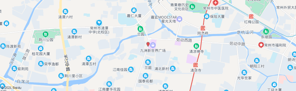 常州兰陵路劳动路_公交站地图_常州公交_妙搜公交查询2025