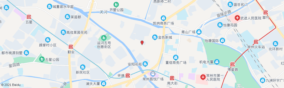 常州红星新村_公交站地图_常州公交_妙搜公交查询2025