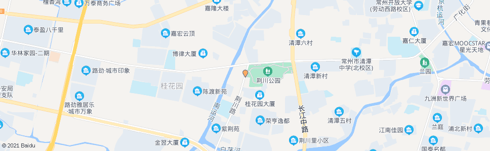 常州荆川路_公交站地图_常州公交_妙搜公交查询2025