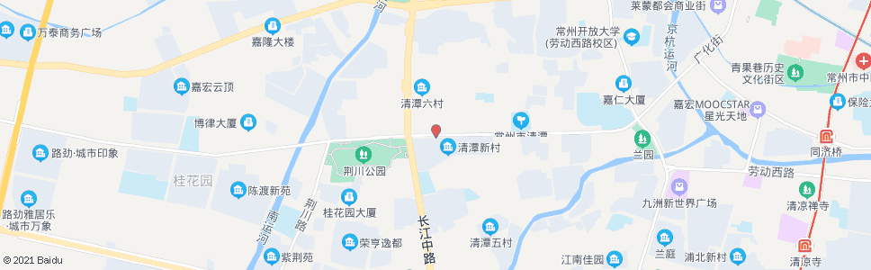 常州清潭新村(激光医院)_公交站地图_常州公交_妙搜公交查询2025