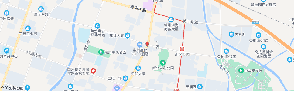 常州凤凰大酒店(西)_公交站地图_常州公交_妙搜公交查询2025