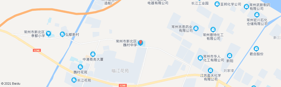 常州魏村中学_公交站地图_常州公交_妙搜公交查询2025