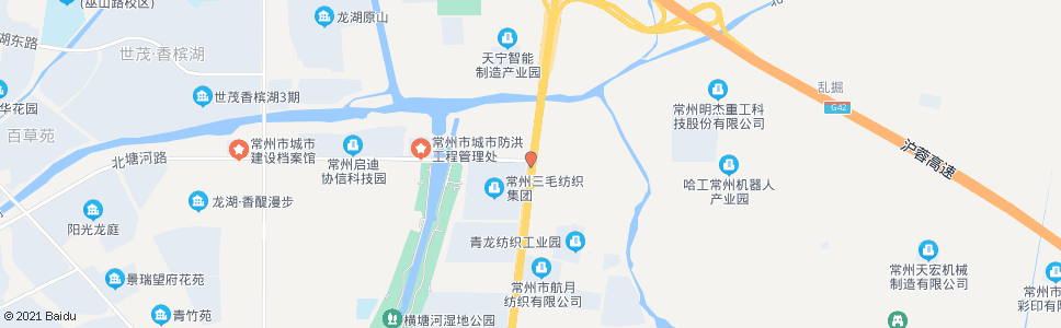 常州北塘河路青洋路_公交站地图_常州公交_妙搜公交查询2025