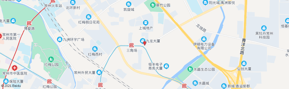 常州虹景路青龙路_公交站地图_常州公交_妙搜公交查询2025