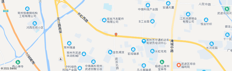 常州长虹路湖滨路_公交站地图_常州公交_妙搜公交查询2025