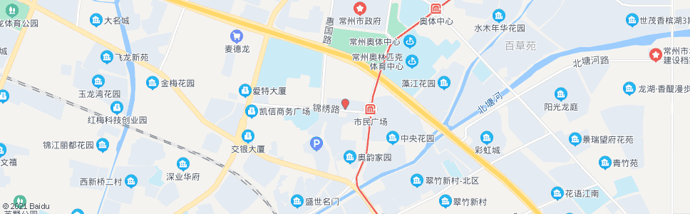 常州衡山路珠江路(常州政务服务中心)_公交站地图_常州公交_妙搜公交查询2025