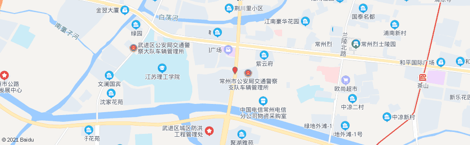 常州长江南路_公交站地图_常州公交_妙搜公交查询2025