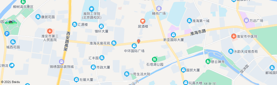 淮安利苑新村_公交站地图_淮安公交_妙搜公交查询2025