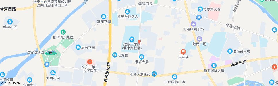 淮安北京新村_公交站地图_淮安公交_妙搜公交查询2025