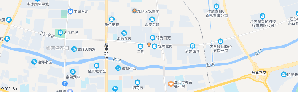 淮安杨井村_公交站地图_淮安公交_妙搜公交查询2025