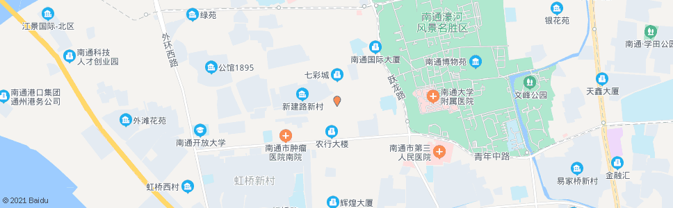 南通姚港路新建路口_公交站地图_南通公交_妙搜公交查询2024