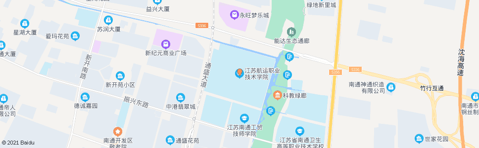 南通航运学院_公交站地图_南通公交_妙搜公交查询2024