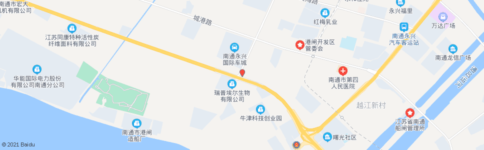 南通长江路永兴路口_公交站地图_南通公交_妙搜公交查询2024